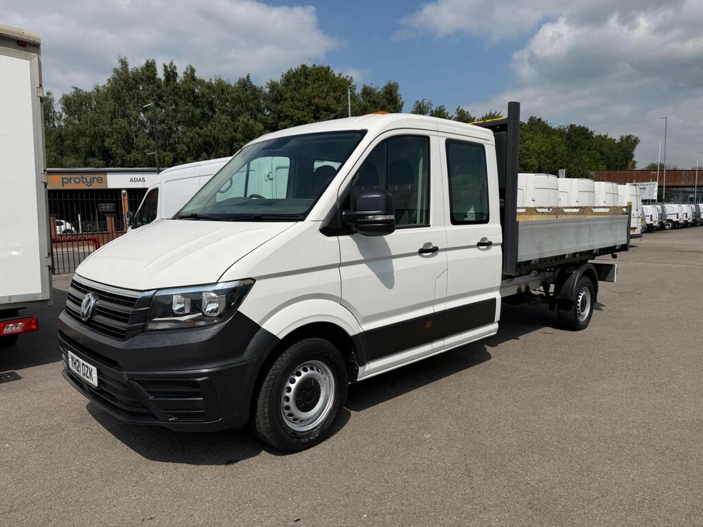 Volkswagen Crafter Tipper 2.0 Tdi Cr35 Startline Double Cab Chassis C White #4