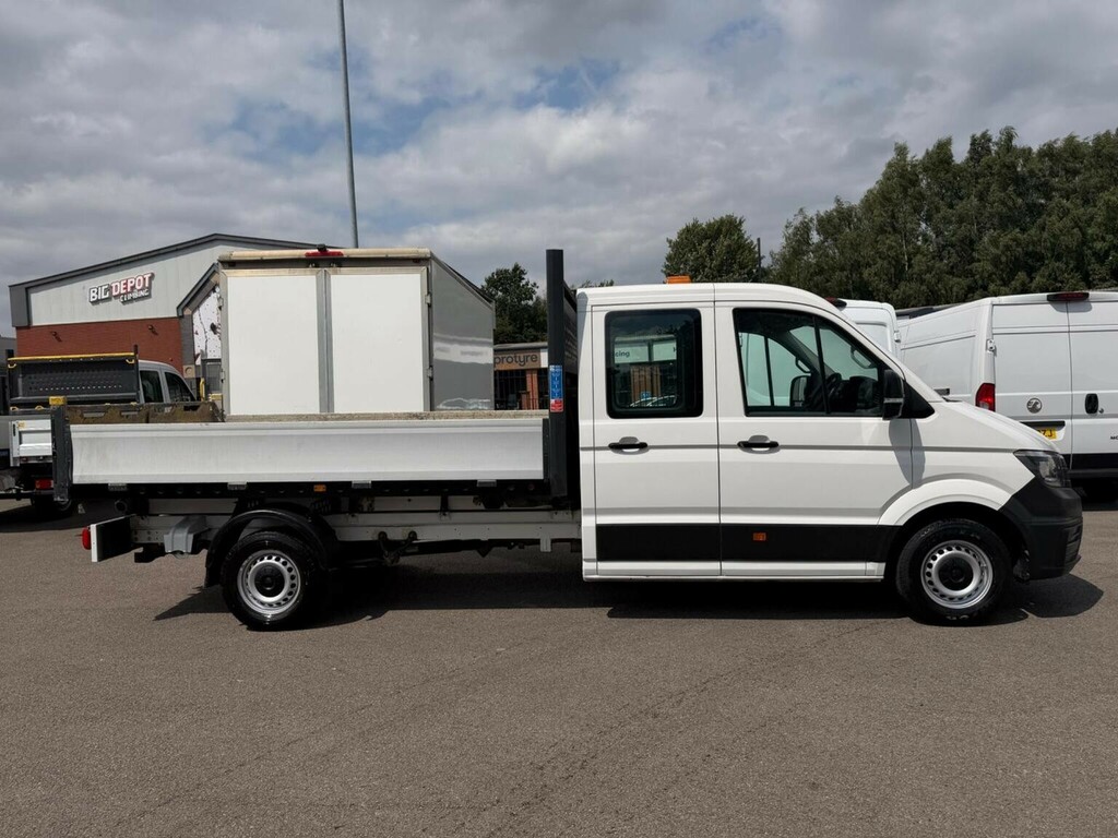 Volkswagen Crafter Tipper 2.0 Tdi Cr35 Startline Double Cab Chassis C White #5