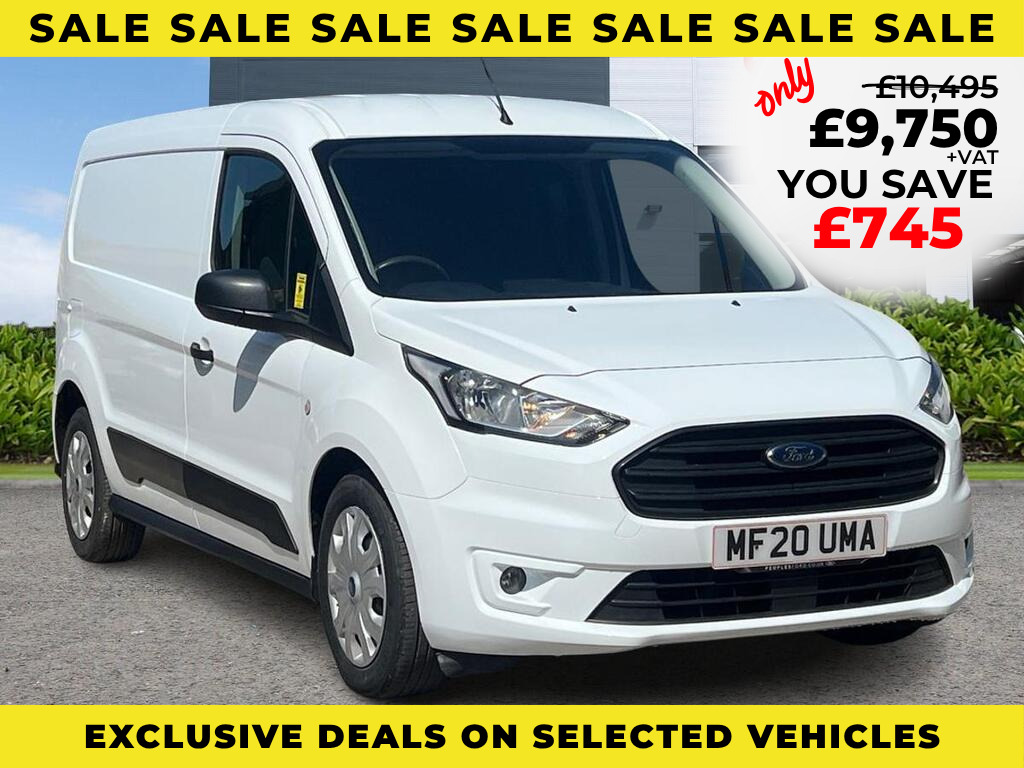 Ford Transit Connect 1.5 210 Ecoblue Trend Panel Van White