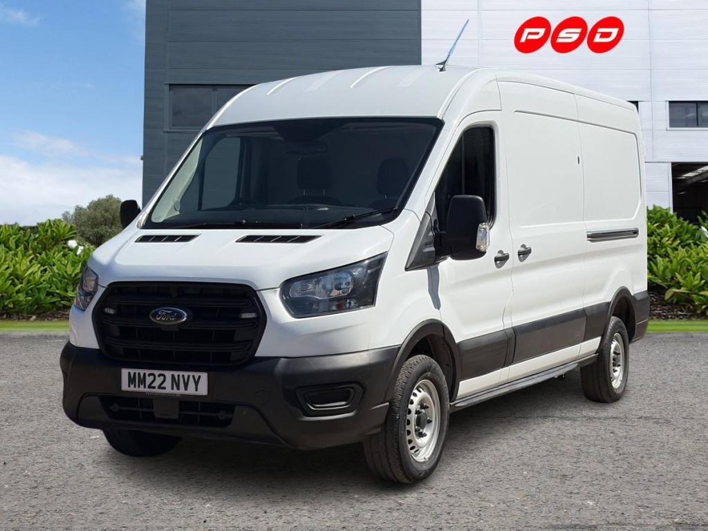Ford Transit Custom 2.0 350 Ecoblue Leader Panel Van MM22NVY White #3
