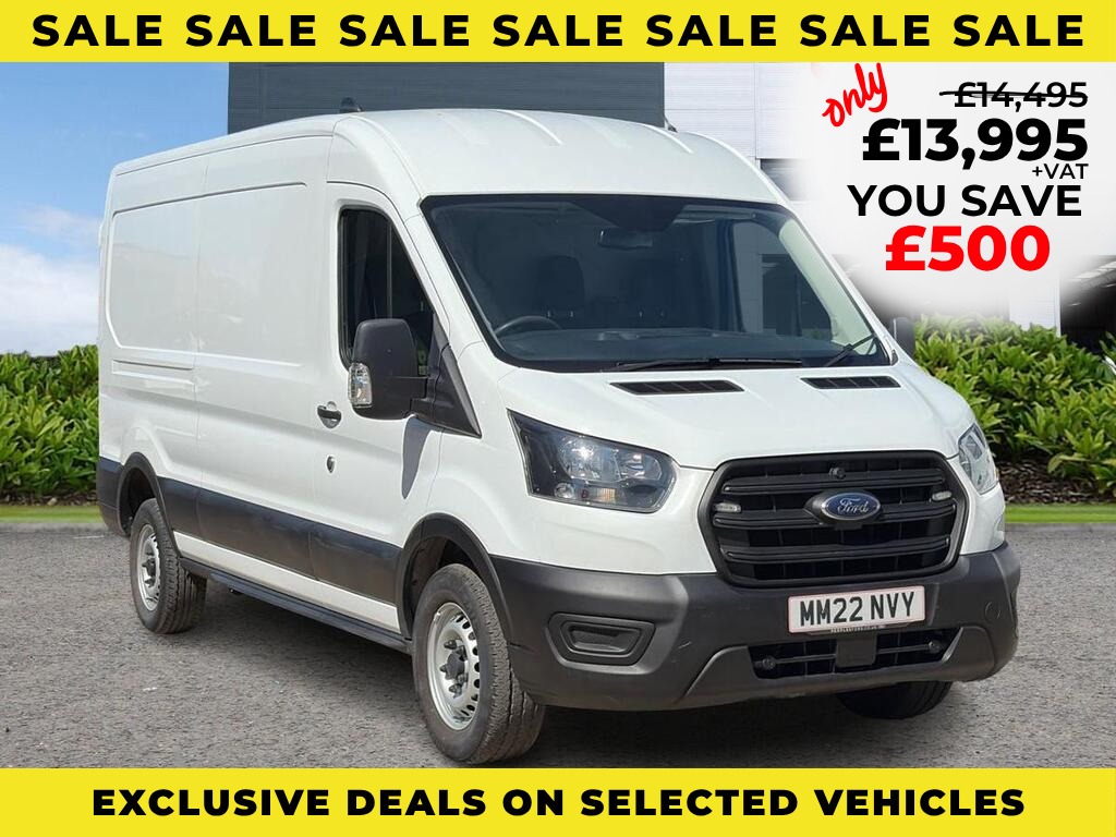 Ford Transit Custom 2.0 350 Ecoblue Leader Panel Van MM22NVY White