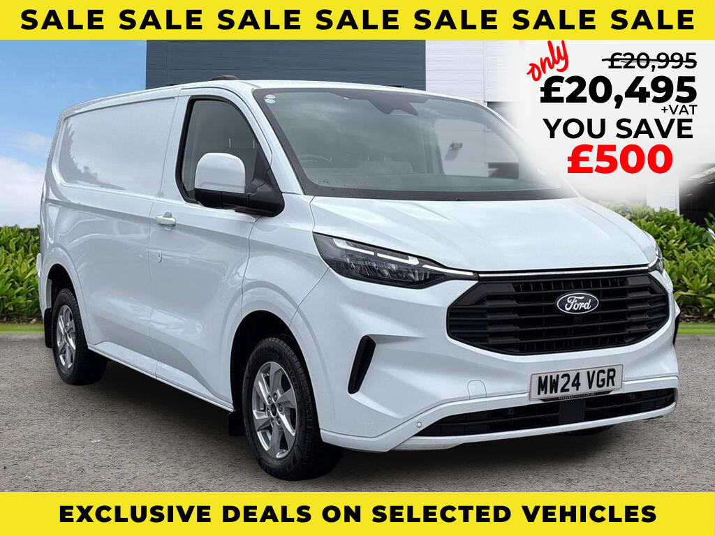 Ford Transit Custom 2.0 300 Ecoblue Limited Panel Van White