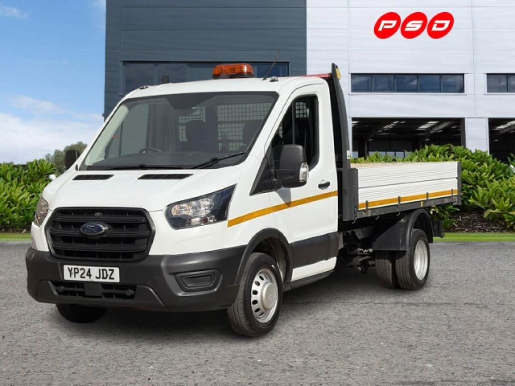 Ford Transit Custom 2.0 350 Ecoblue Leader Tipper White #3