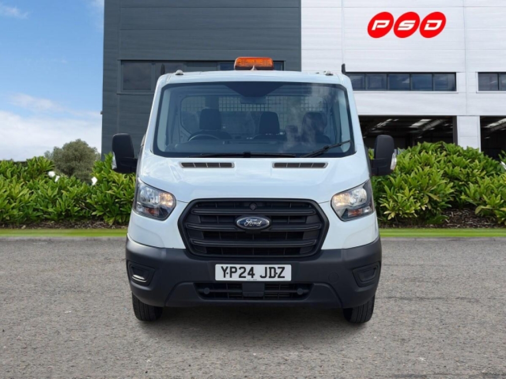 Ford Transit Custom 2.0 350 Ecoblue Leader Tipper White #2