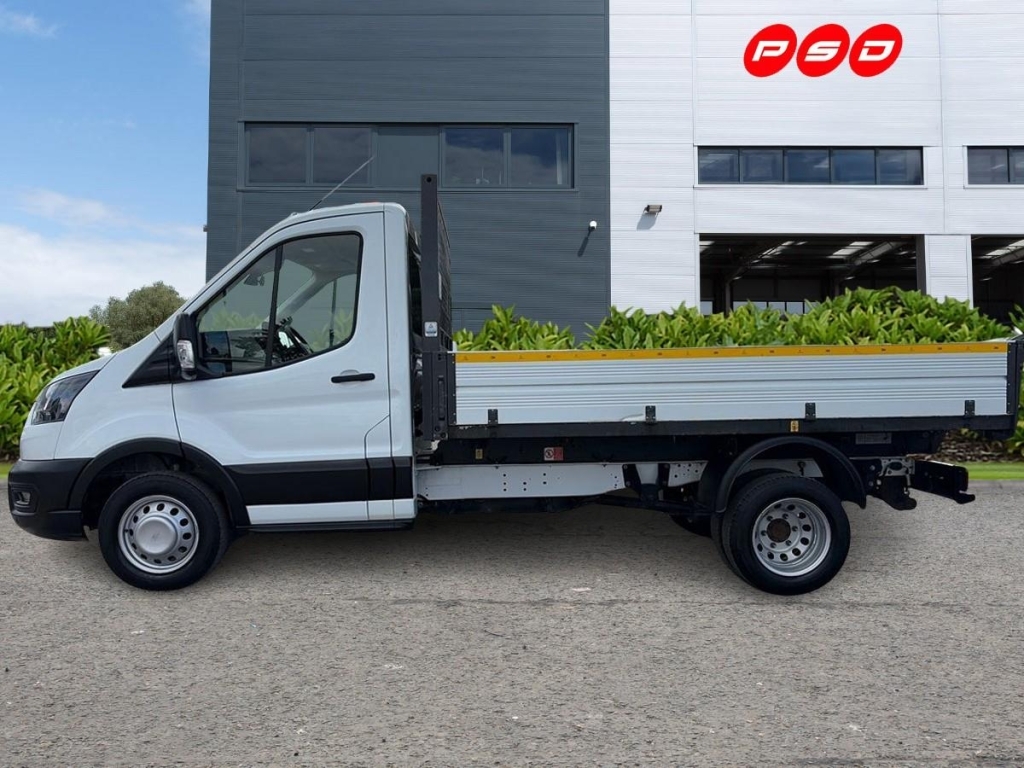 Ford Transit Custom 2.0 350 Ecoblue Leader Tipper MA74NNB White #4