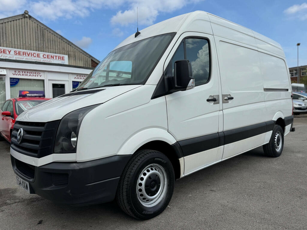 Volkswagen Crafter Cr35 Tdi 109 Lwb 3 Seat Double Cab Alloy Dropside White #44