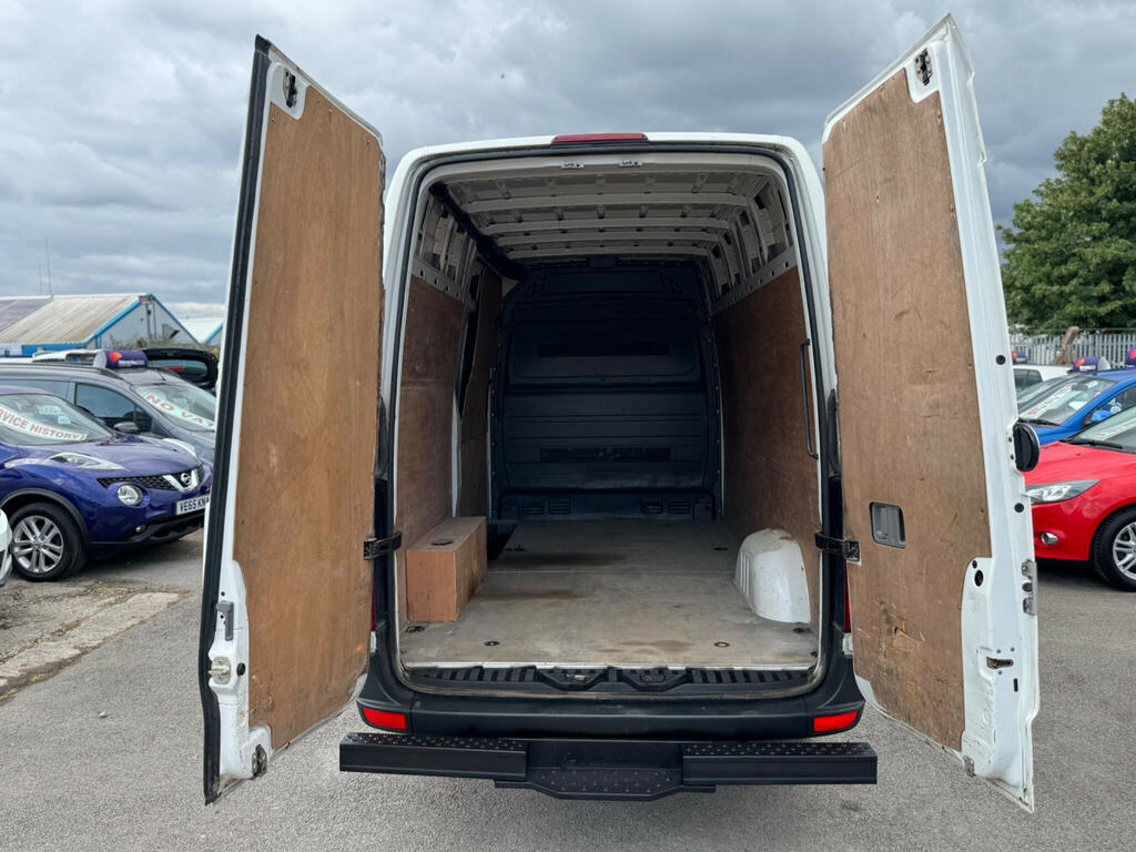 Volkswagen Crafter Cr35 Tdi 109 Lwb 3 Seat Double Cab Alloy Dropside White #12