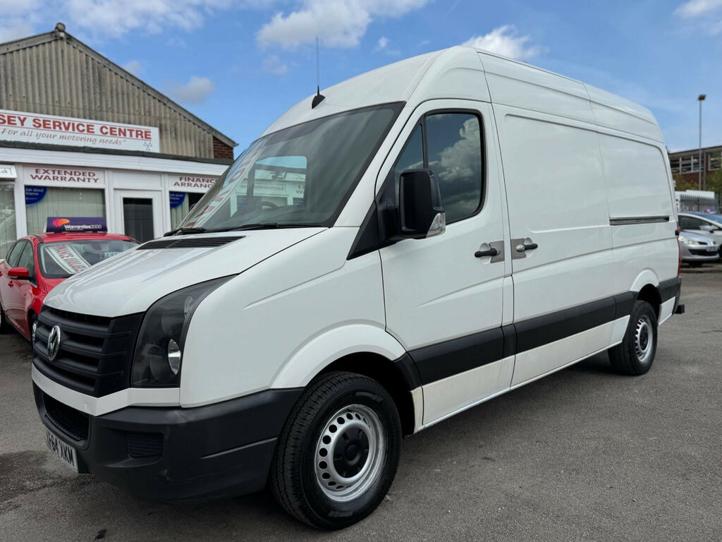 Volkswagen Crafter Cr35 Tdi 109 Lwb 3 Seat Double Cab Alloy Dropside White #52