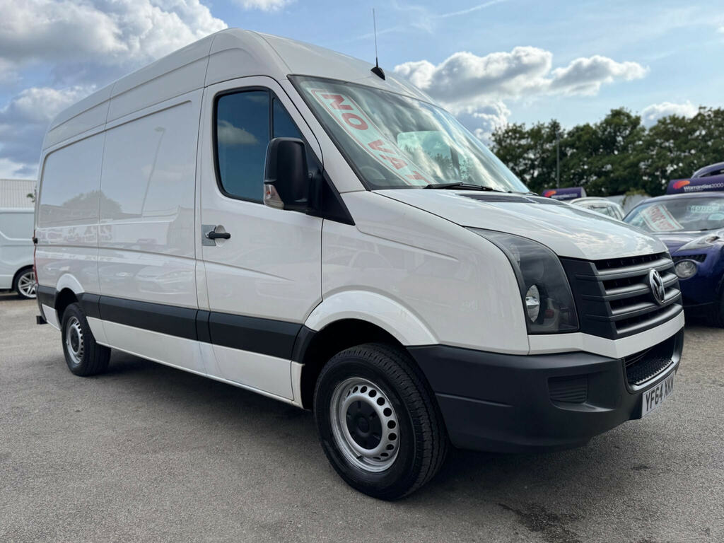 Volkswagen Crafter Cr35 Tdi 109 Lwb 3 Seat Double Cab Alloy Dropside White #36
