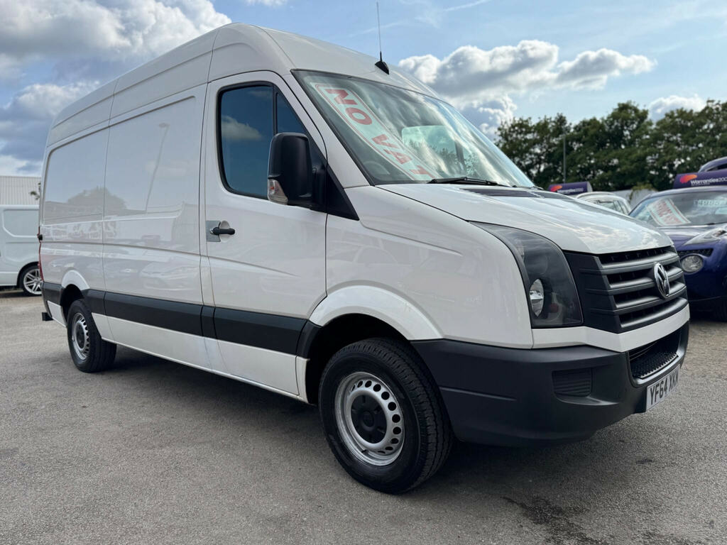 Volkswagen Crafter Cr35 Tdi 109 Lwb 3 Seat Double Cab Alloy Dropside White #58