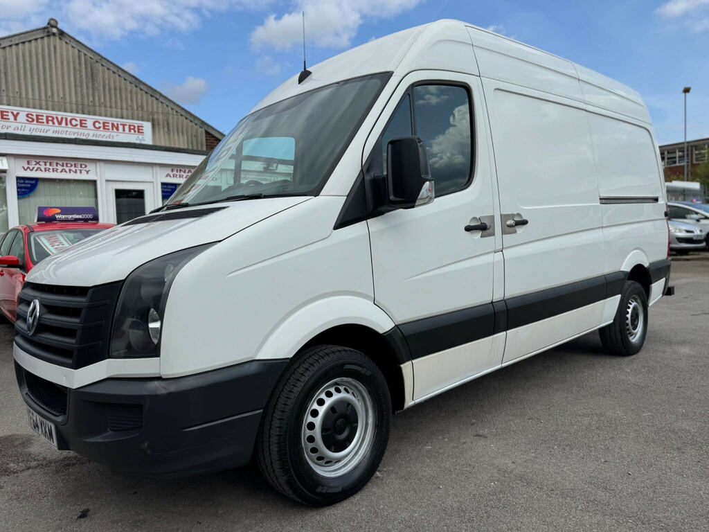 Volkswagen Crafter Cr35 Tdi 109 Lwb 3 Seat Double Cab Alloy Dropside White #61