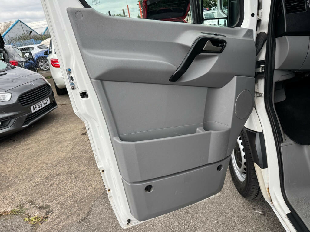 Volkswagen Crafter Cr35 Tdi 109 Lwb 3 Seat Double Cab Alloy Dropside White #25