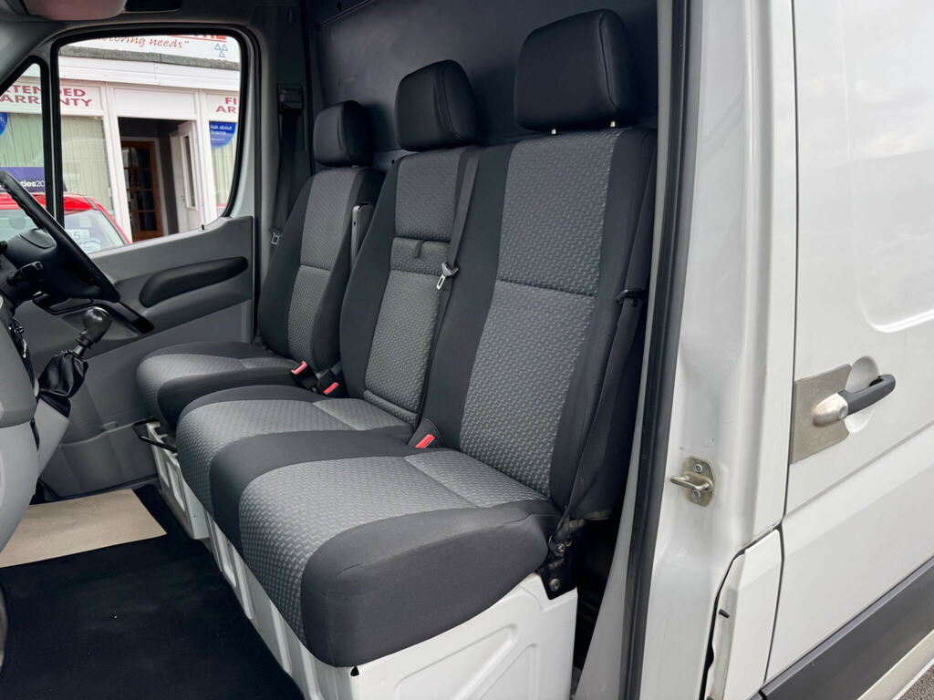 Volkswagen Crafter Cr35 Tdi 109 Lwb 3 Seat Double Cab Alloy Dropside White #26