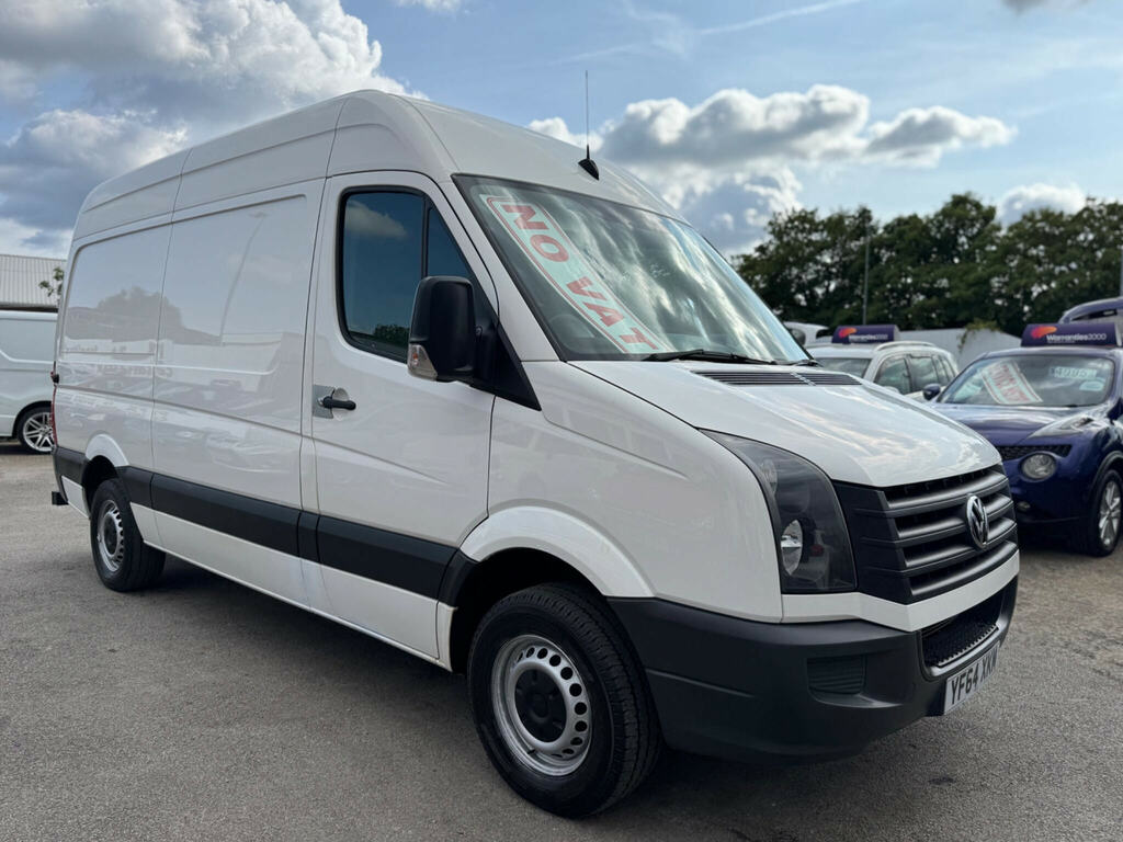 Volkswagen Crafter Cr35 Tdi 109 Lwb 3 Seat Double Cab Alloy Dropside White #28