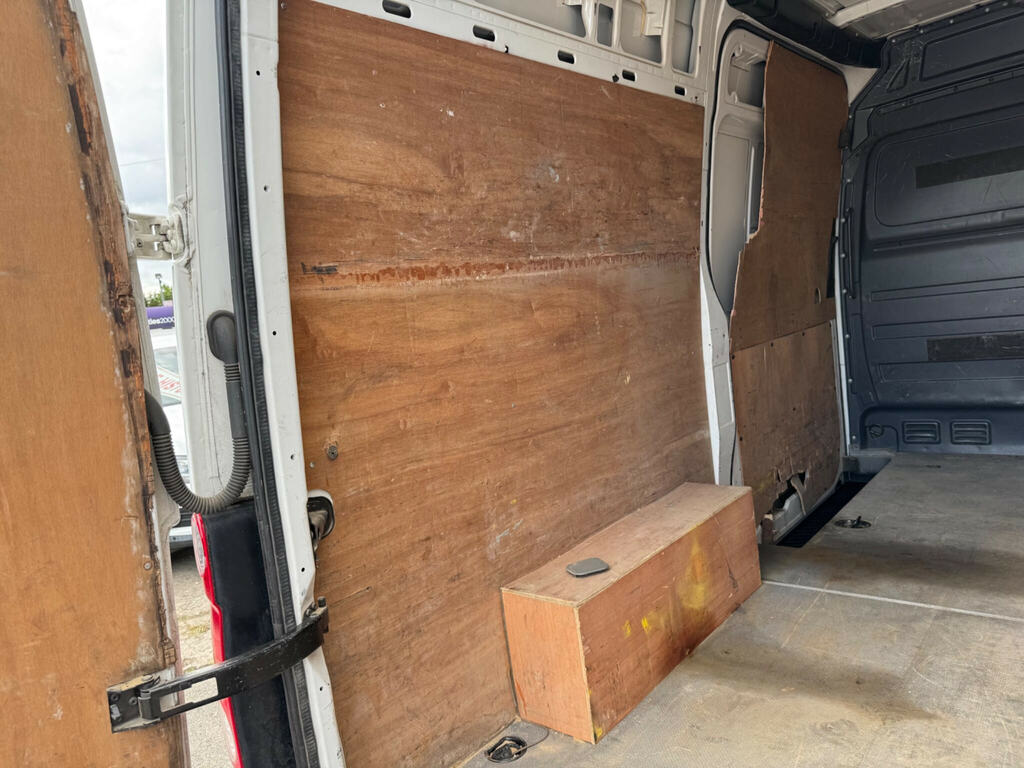 Volkswagen Crafter Cr35 Tdi 109 Lwb 3 Seat Double Cab Alloy Dropside White #13