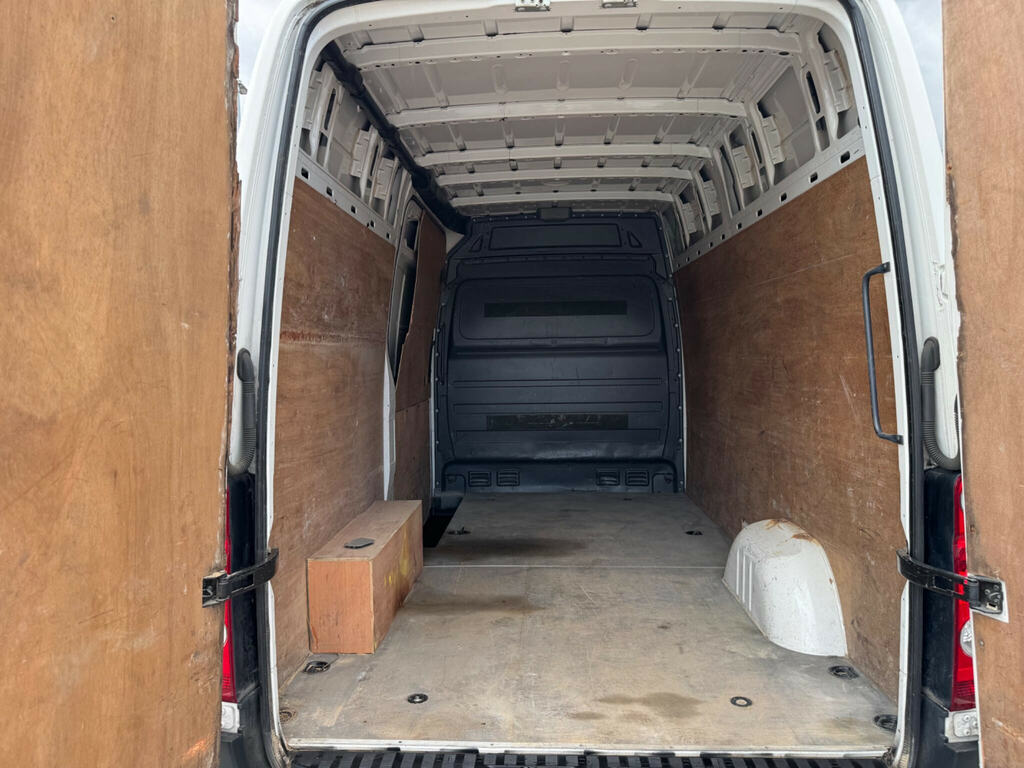 Volkswagen Crafter Cr35 Tdi 109 Lwb 3 Seat Double Cab Alloy Dropside White #14