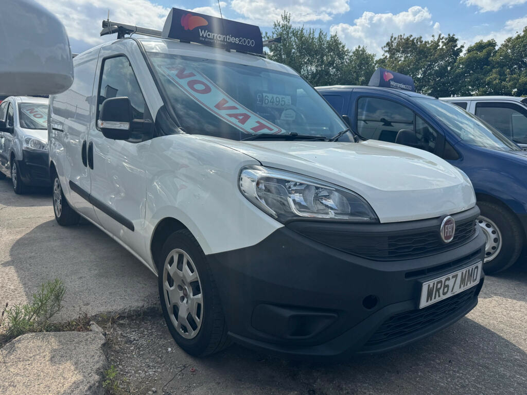 Fiat Doblo 1.6 Multijetii Maxi L2 H1 Euro 6 6Dr White