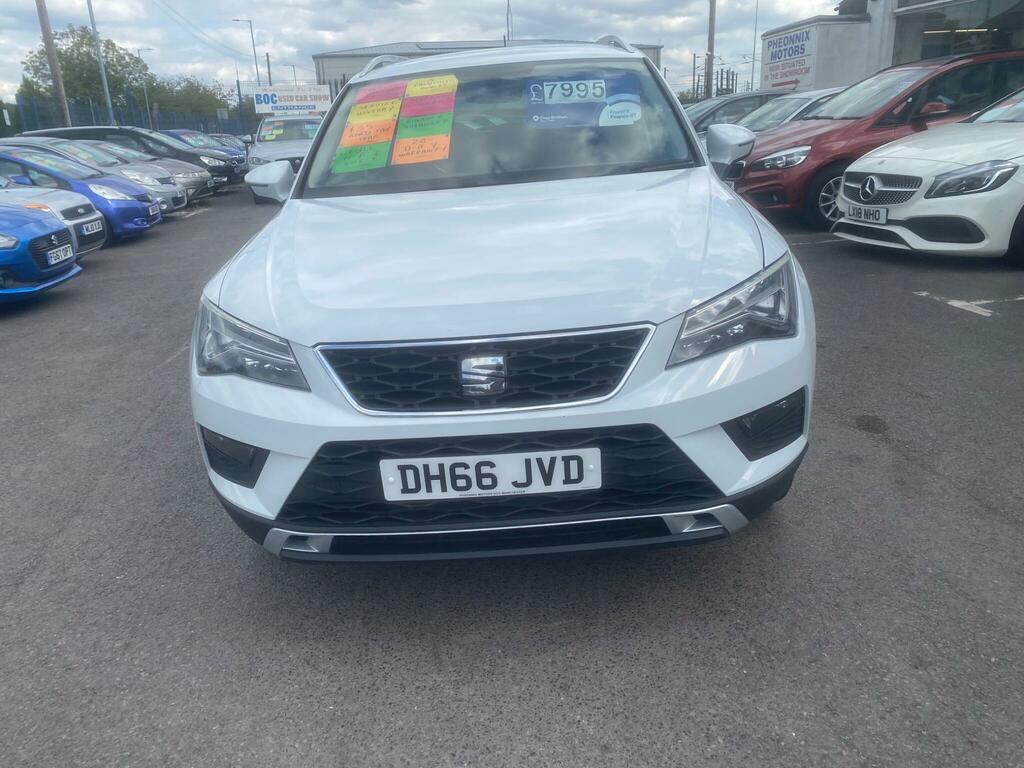Seat Ateca 1.6 Tdi Ecomotive Se Technology Euro 6 Ss White #2