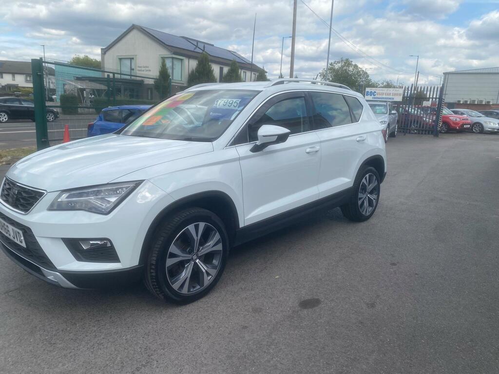 Seat Ateca 1.6 Tdi Ecomotive Se Technology Euro 6 Ss White #3