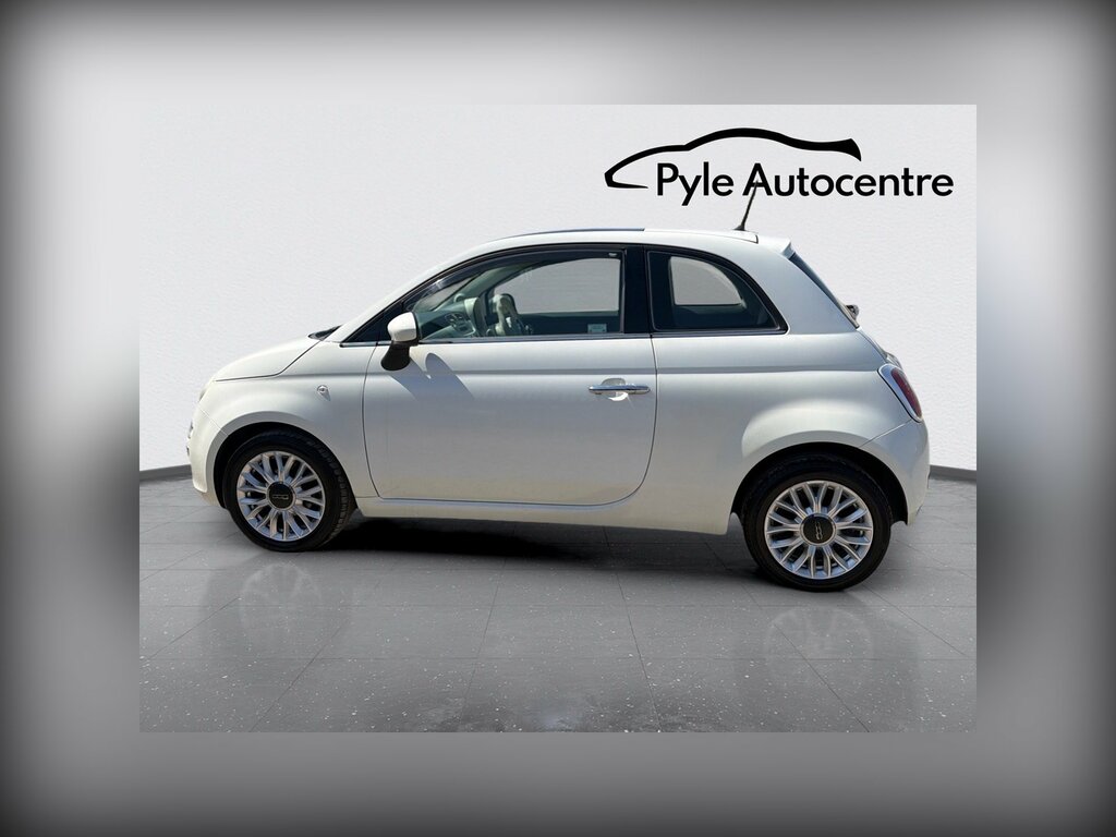 Fiat 500 1.2 Lounge Hatchback Euro 6 Ss White #4