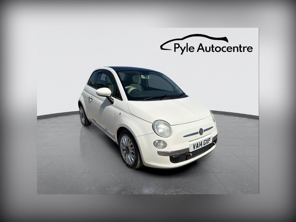 Fiat 500 1.2 Lounge Hatchback Euro 6 Ss White