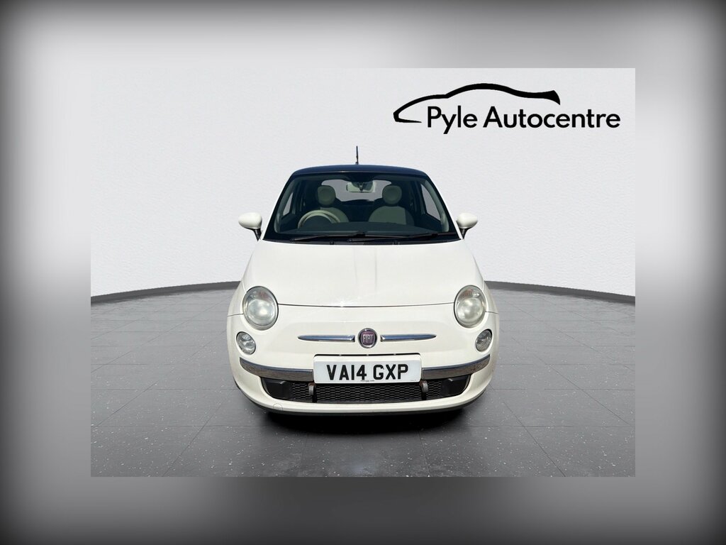 Fiat 500 1.2 Lounge Hatchback Euro 6 Ss White #2