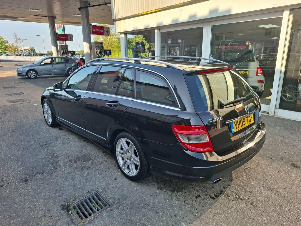 Mercedes-Benz C Class Saloon 2.1 C220 Cdi Sport Euro 4 200909 Silver #4