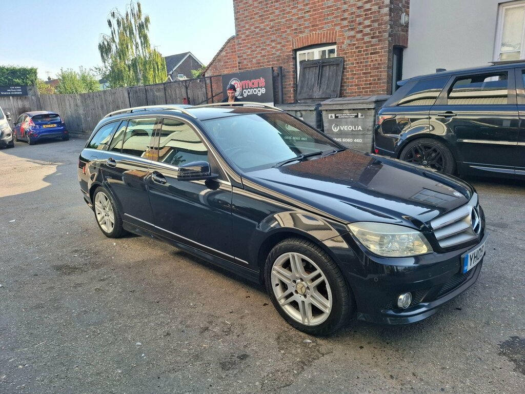 Mercedes-Benz C Class Saloon 2.1 C220 Cdi Sport Euro 4 200909 Silver #1