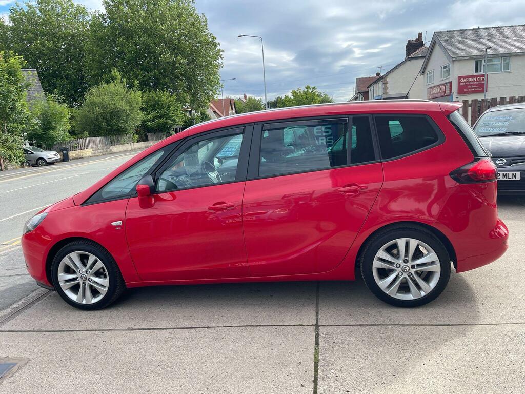 Vauxhall Zafira Tourer Sri Red #6