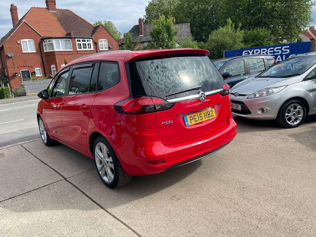 Vauxhall Zafira Tourer Sri Red #5