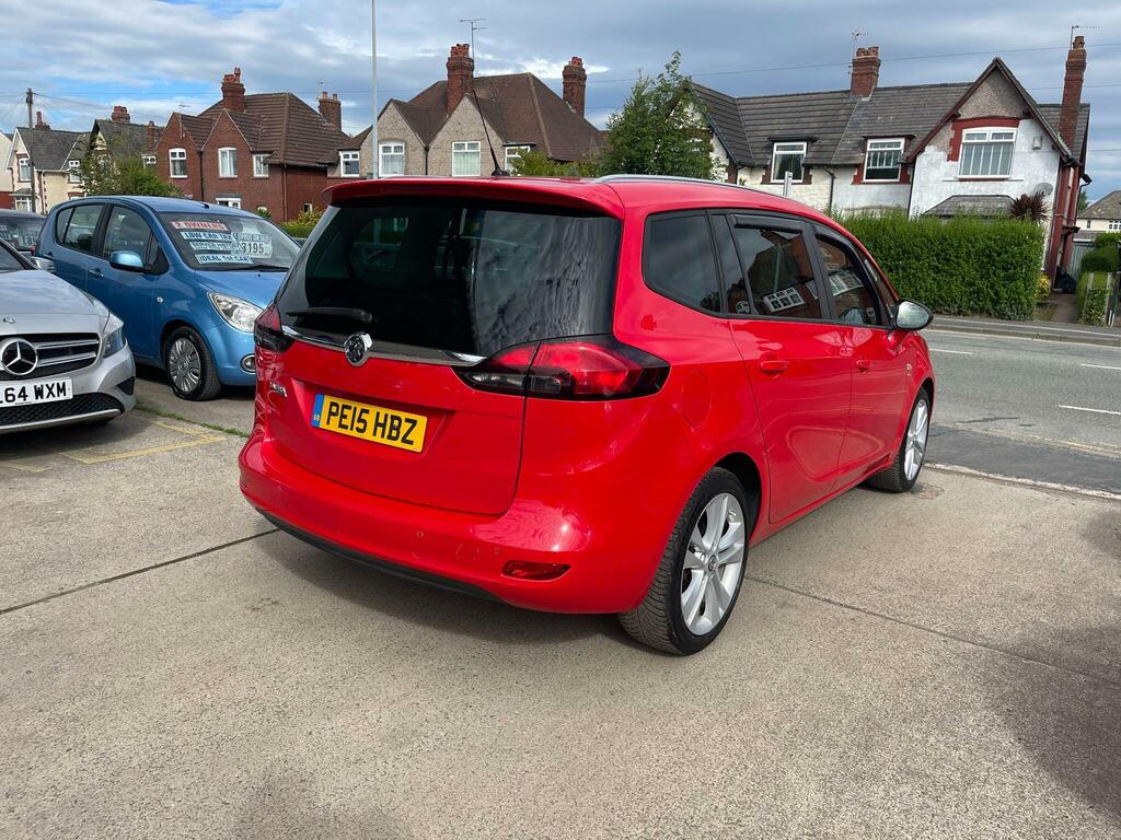 Vauxhall Zafira Tourer Sri Red #2