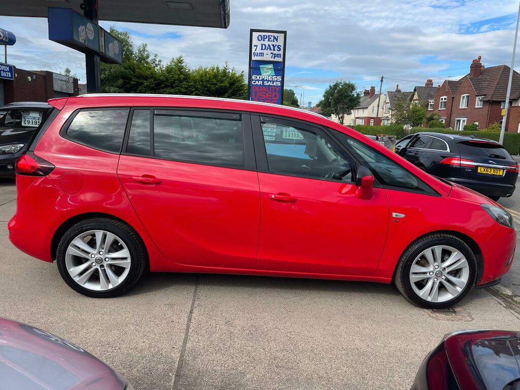 Vauxhall Zafira Tourer Sri Red #3