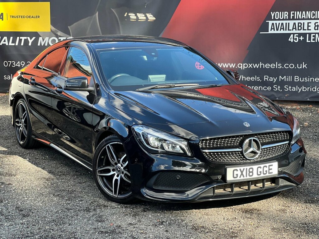 Mercedes-Benz CLA Class 2.1 Cla200d Amg Line Coupe 7G-dct Euro 6 Ss GX18GGE Black