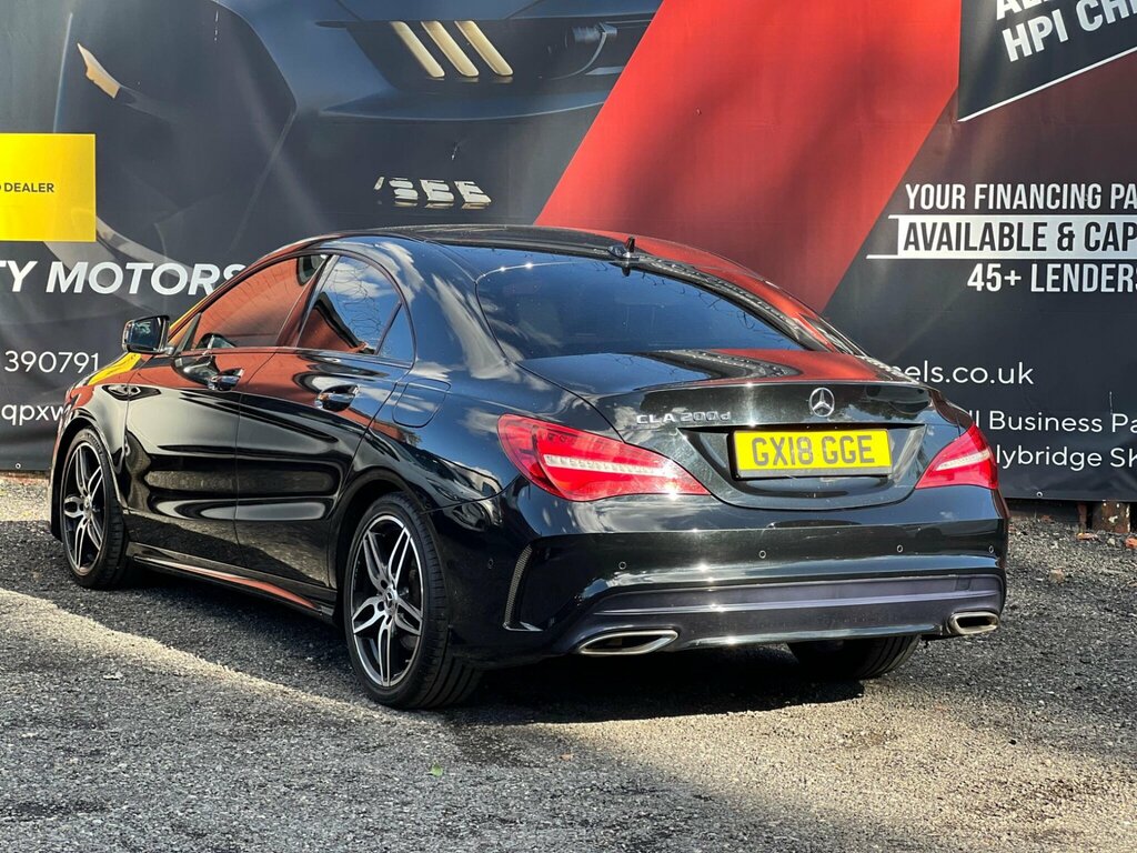 Mercedes-Benz CLA Class 2.1 Cla200d Amg Line Coupe 7G-dct Euro 6 Ss GX18GGE Black #6
