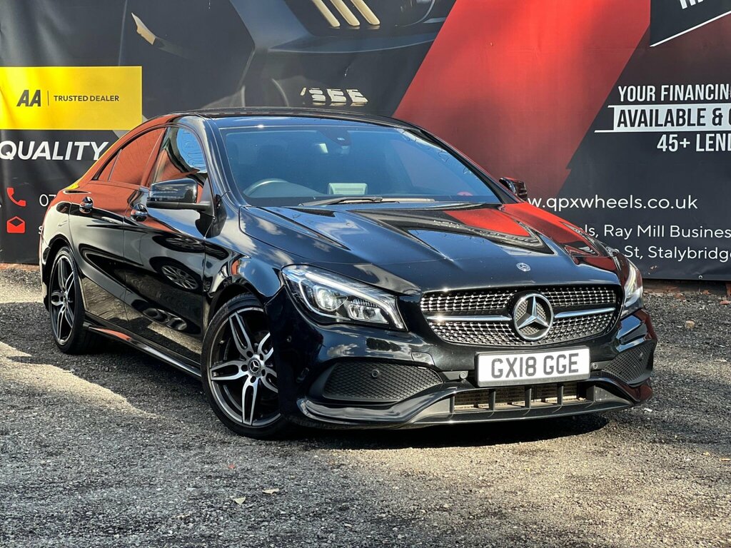 Mercedes-Benz CLA Class 2.1 Cla200d Amg Line Coupe 7G-dct Euro 6 Ss GX18GGE Black #2