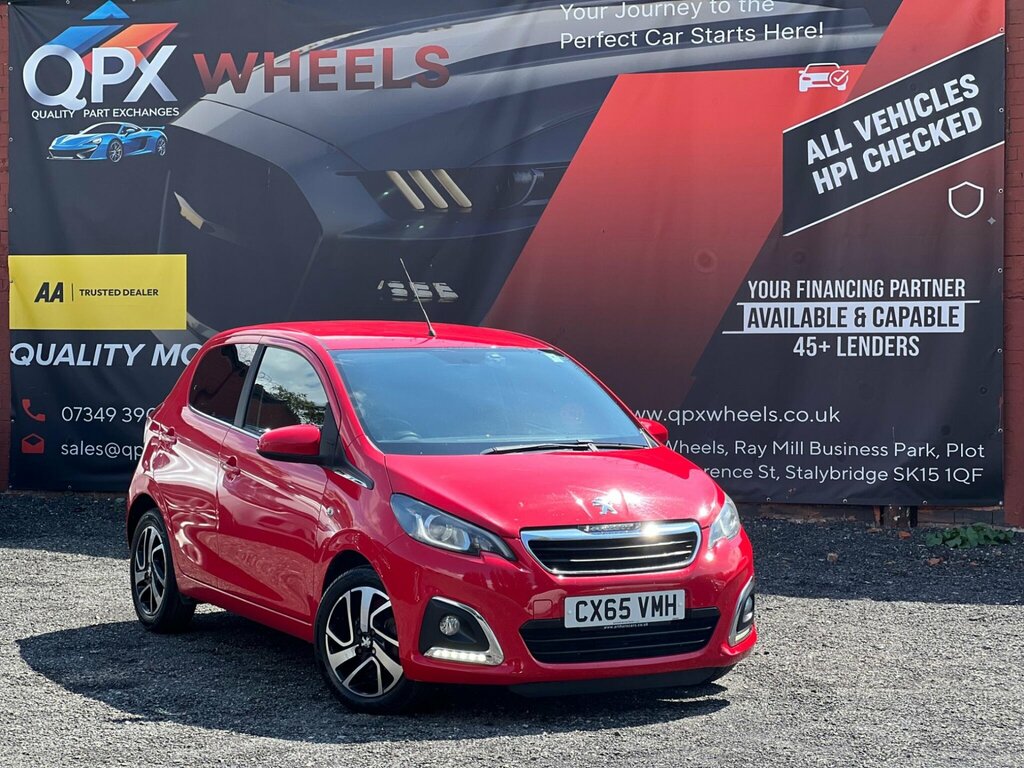 Peugeot 108 1.2 Vti Puretech Allure Euro 5 CX65VMH Red #2