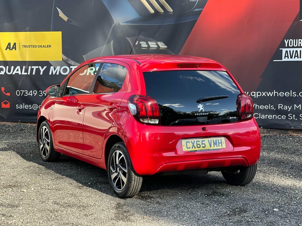 Peugeot 108 1.2 Vti Puretech Allure Euro 5 CX65VMH Red #5