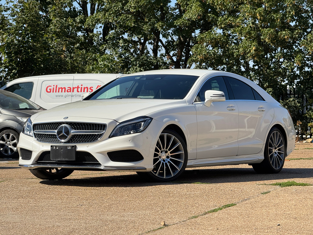 Mercedes-Benz CLS Saloon White #3