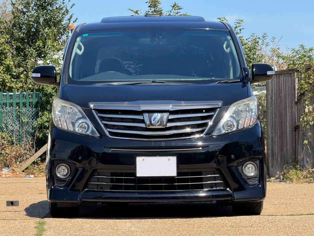 Toyota Alphard Mpv Black #2