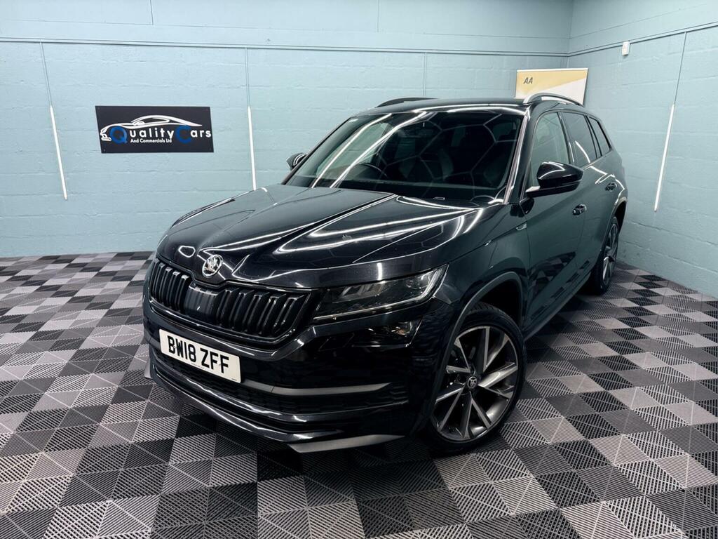 Skoda Kodiaq 2.0 Tdi Sportline Dsg 4Wd Euro 6 Ss 7 Seat Black #3