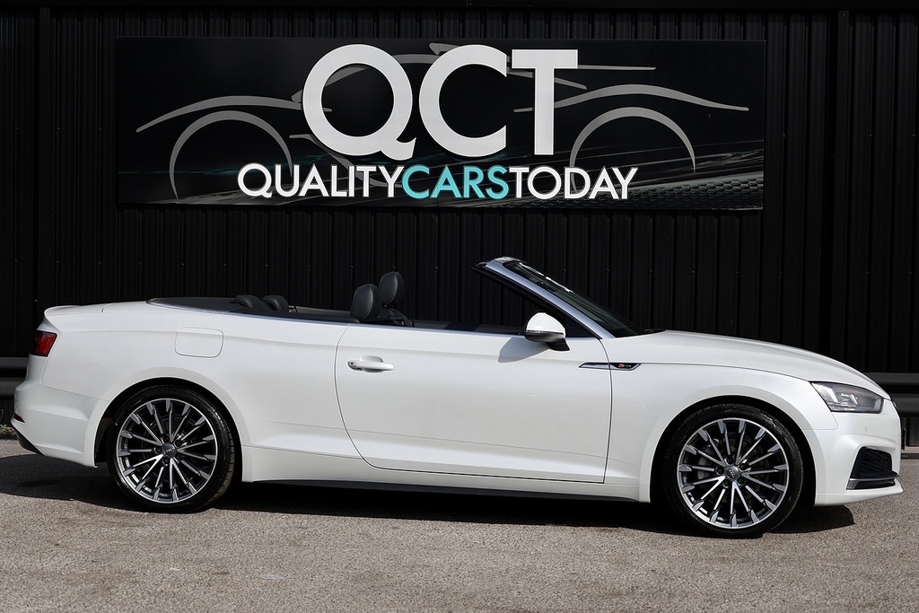 Audi A5 A5 Tdi S-line Cabriolet OE17WFL White #6