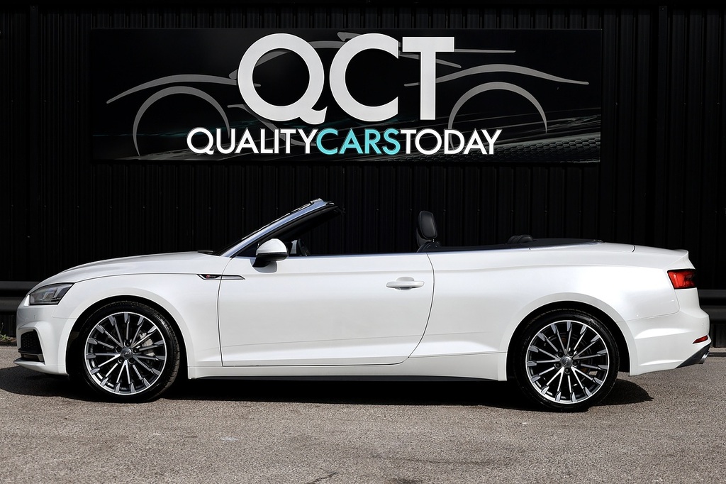 Audi A5 A5 Tdi S-line Cabriolet OE17WFL White #2