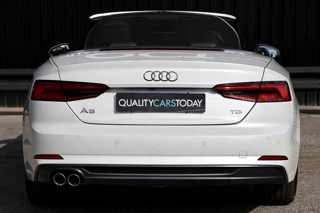 Audi A5 A5 Tdi S-line Cabriolet OE17WFL White #5
