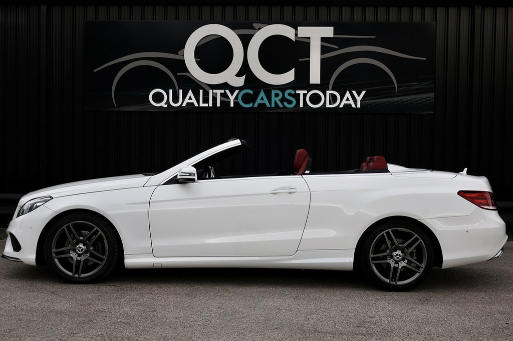 Mercedes-Benz E Class E220 Cdi Amg Line Premium Convertible White #2