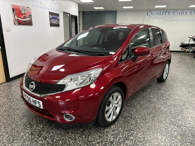Nissan Note 1.2 Dig-s Acenta Premium Hatchback Manu Red #4