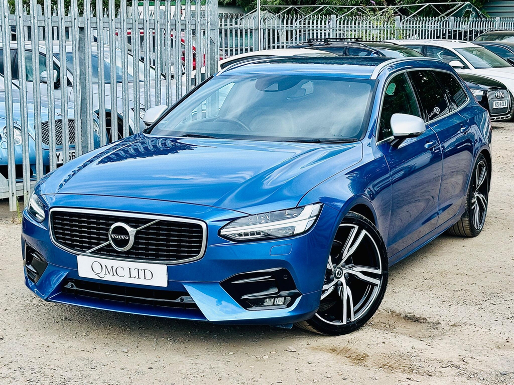 Volvo V90 2.0 D4 R-design Pro Euro 6 Ss YE68GJS Blue #5
