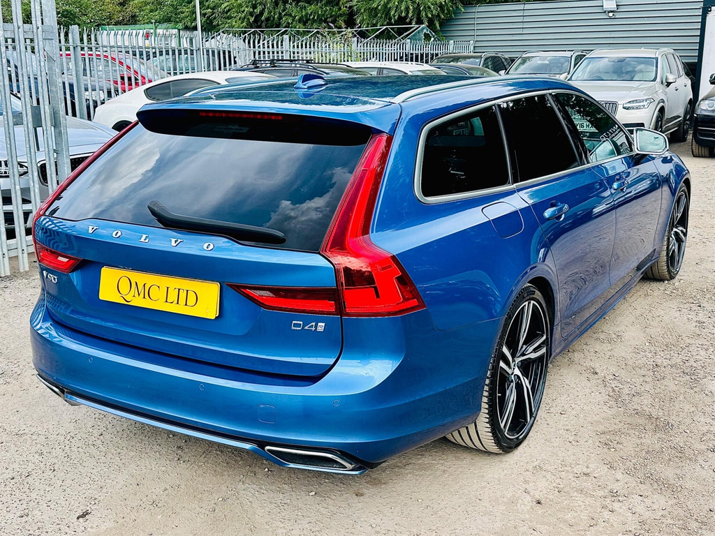 Volvo V90 2.0 D4 R-design Pro Euro 6 Ss YE68GJS Blue #6