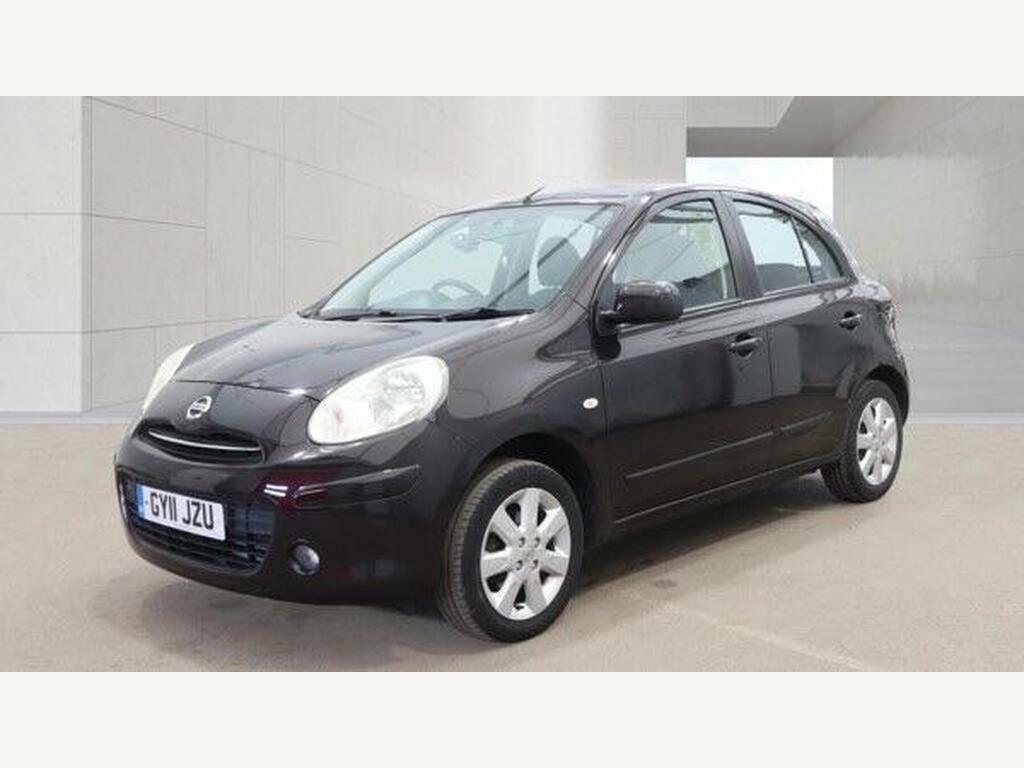 Nissan Micra 1.2 12V Acenta Cvt Euro 5 Black #2
