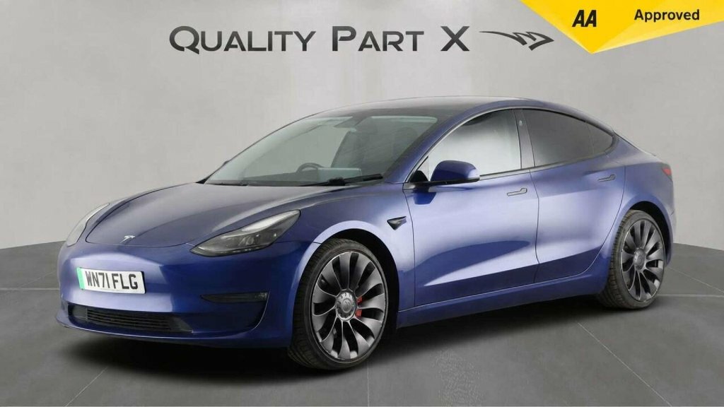 Tesla Model 3 Saloon WN71FLG Blue #5