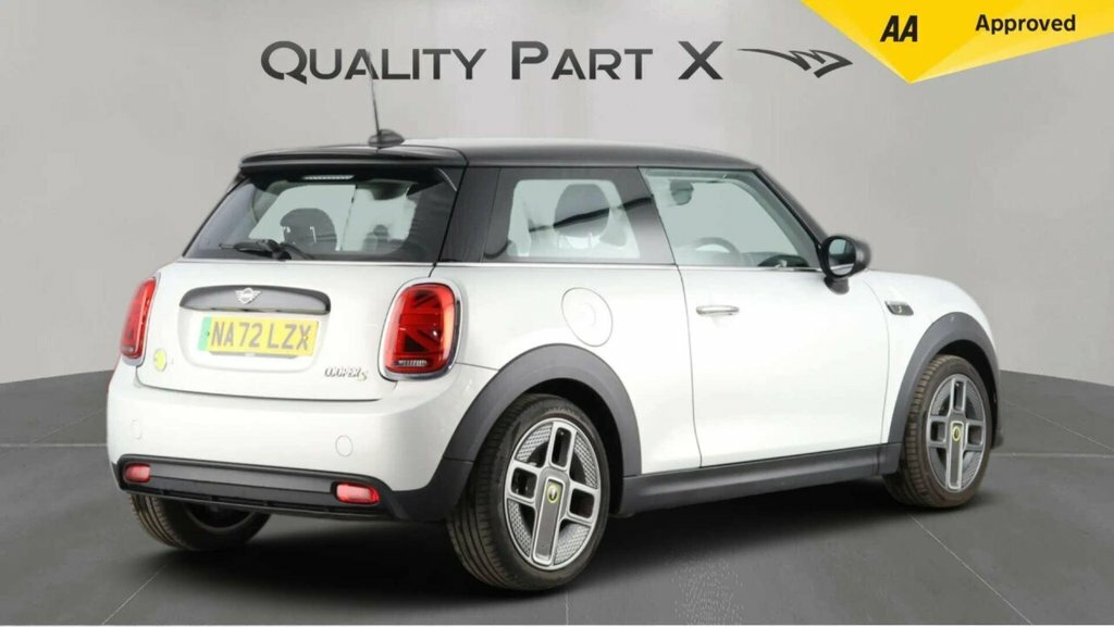 Mini Electric Hatchback Silver #5